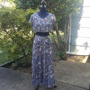Crop Top and Long Skirt Set (or separate)